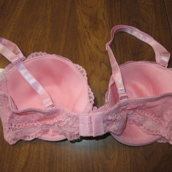 Donna L'oren #1815 34C Pink Lace Underwire Bra NWT - Picture 2 of 2